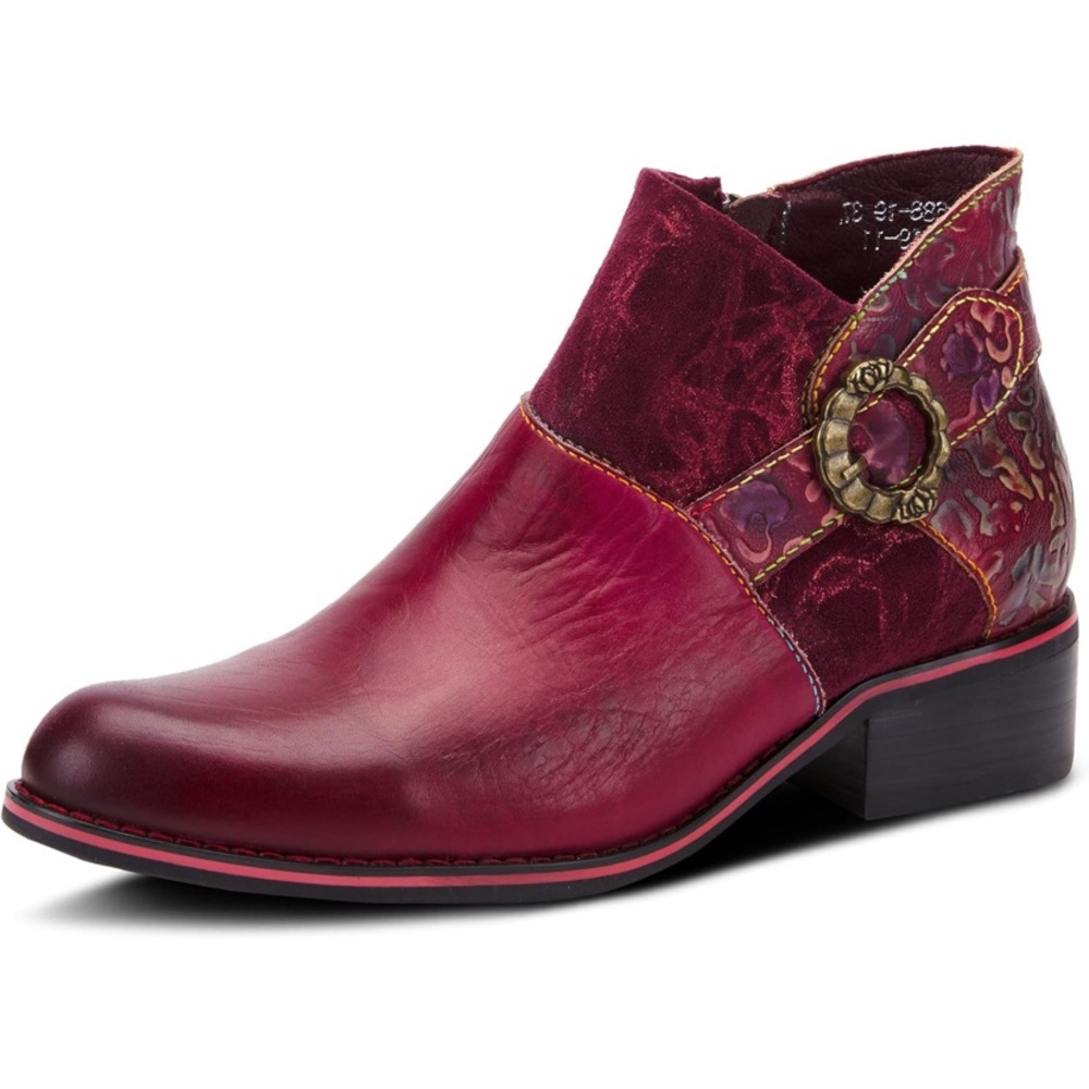 Chic Burgundy Ankle Booties